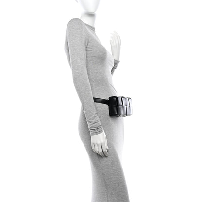 Bottega Veneta Nappa Maxi Intreccio The Belt Cassette Bag Black 2 of 9