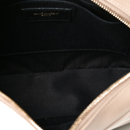 Saint Laurent Calfskin Matelasse Monogram Lou Camera Bag Dusty Grey 4 of 7