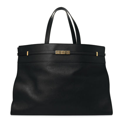Saint Laurent Calfskin Large Manhattan Shopper Tote Black 1 of 16
