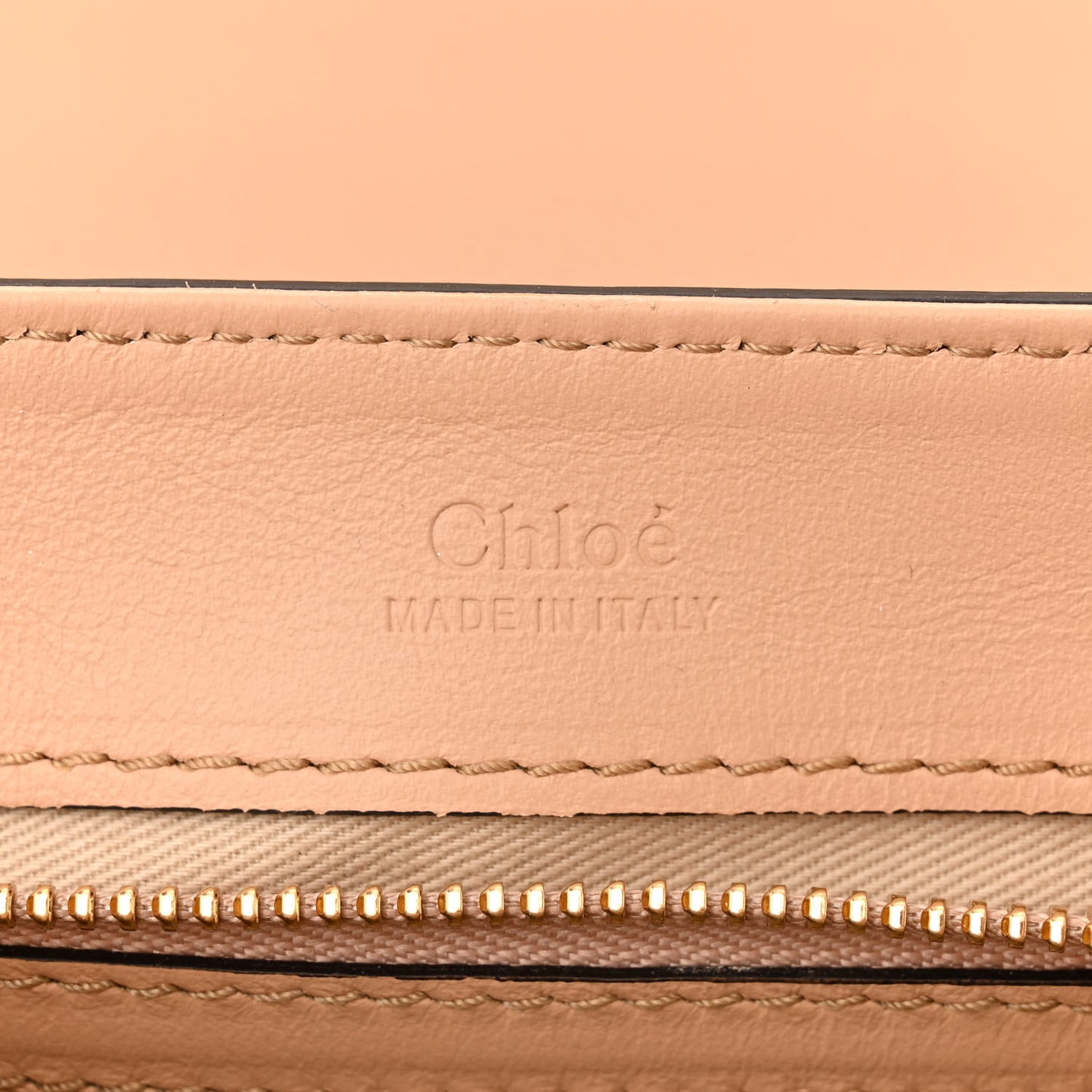 Calfskin Crocodile Embossed Small C Double Carry Nut