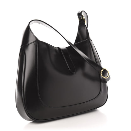 Gucci Boarded Dyana Lux Calfskin Medium Jackie 1961 Hobo Black 3 of 12