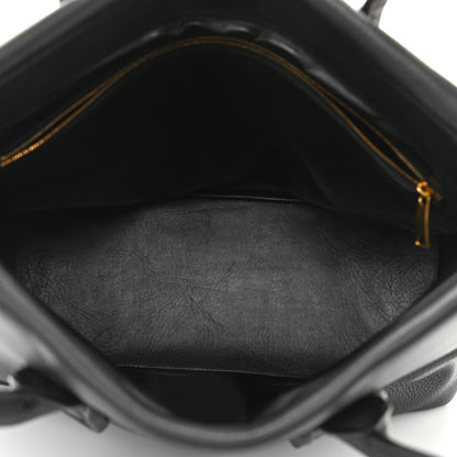 Bottega Veneta Grained Calfskin Saint Germain Tote Black 5 of 9
