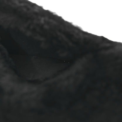 Chanel Muff Shearling Lambskin Bag Black Ecru 5 of 10