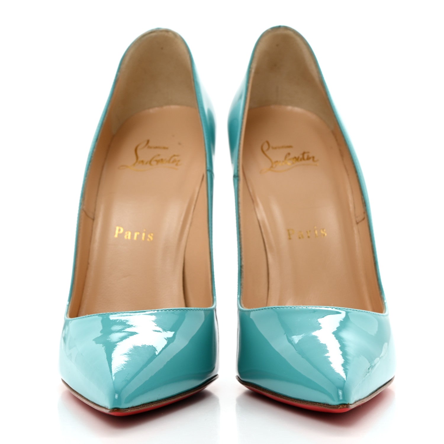 Christian Louboutin Patent So Kate 120 Pumps 38 Pacific 2 of 8