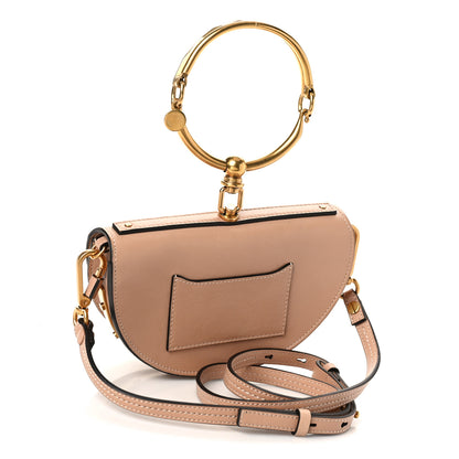 Chloe Calfskin Small Nile Bracelet Minaudiere Bag Biscotti Beige 3 of 8