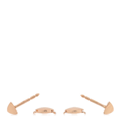 Hermes 18K Rose Gold Clou d'H Stud Earrings 3 of 5