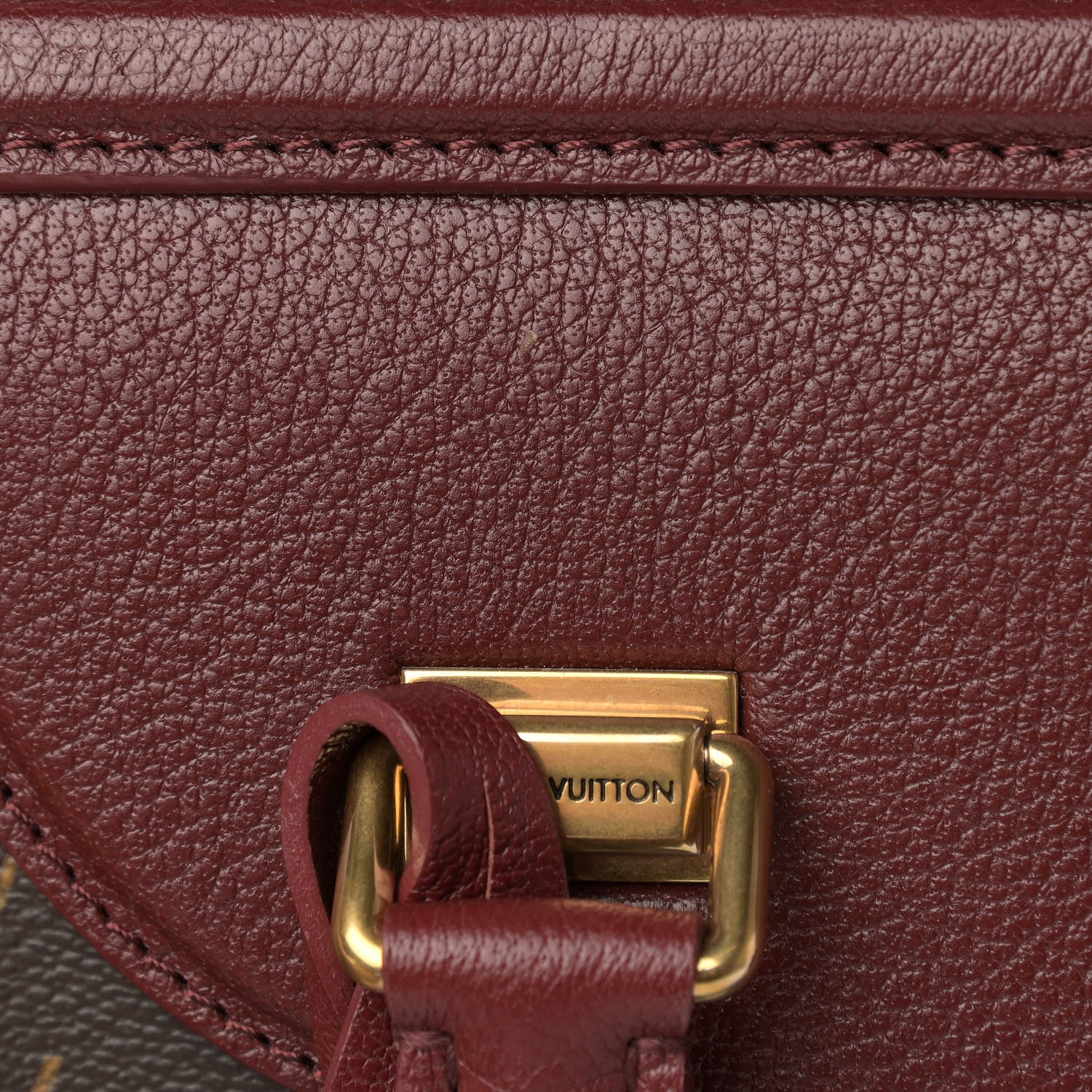 Louis Vuitton Monogram Golden Arrow Speedy Burgundy 15 of 16