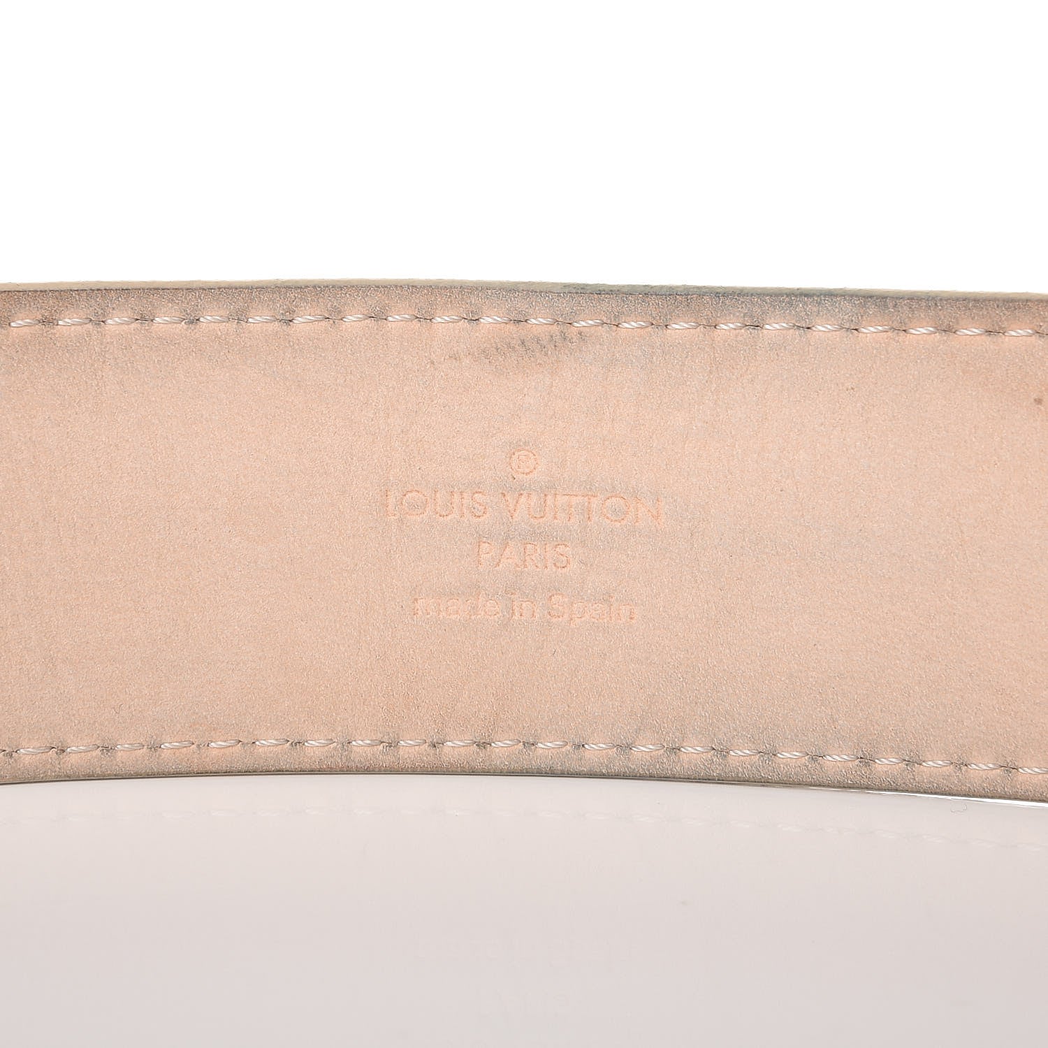 Louis Vuitton Damier Azur LV Initiales Belt 100 40 6 of 11