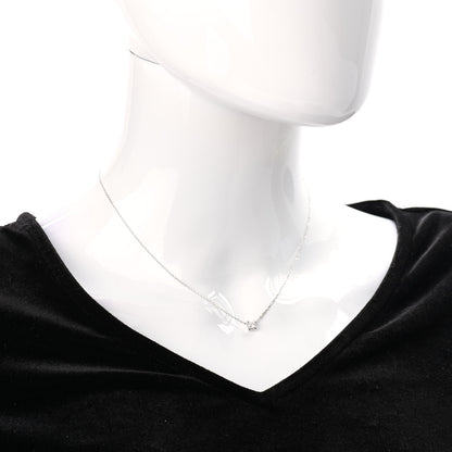 Cartier 18K White Gold Diamond .23ct C De Cartier Pendant Necklace 2 of 6