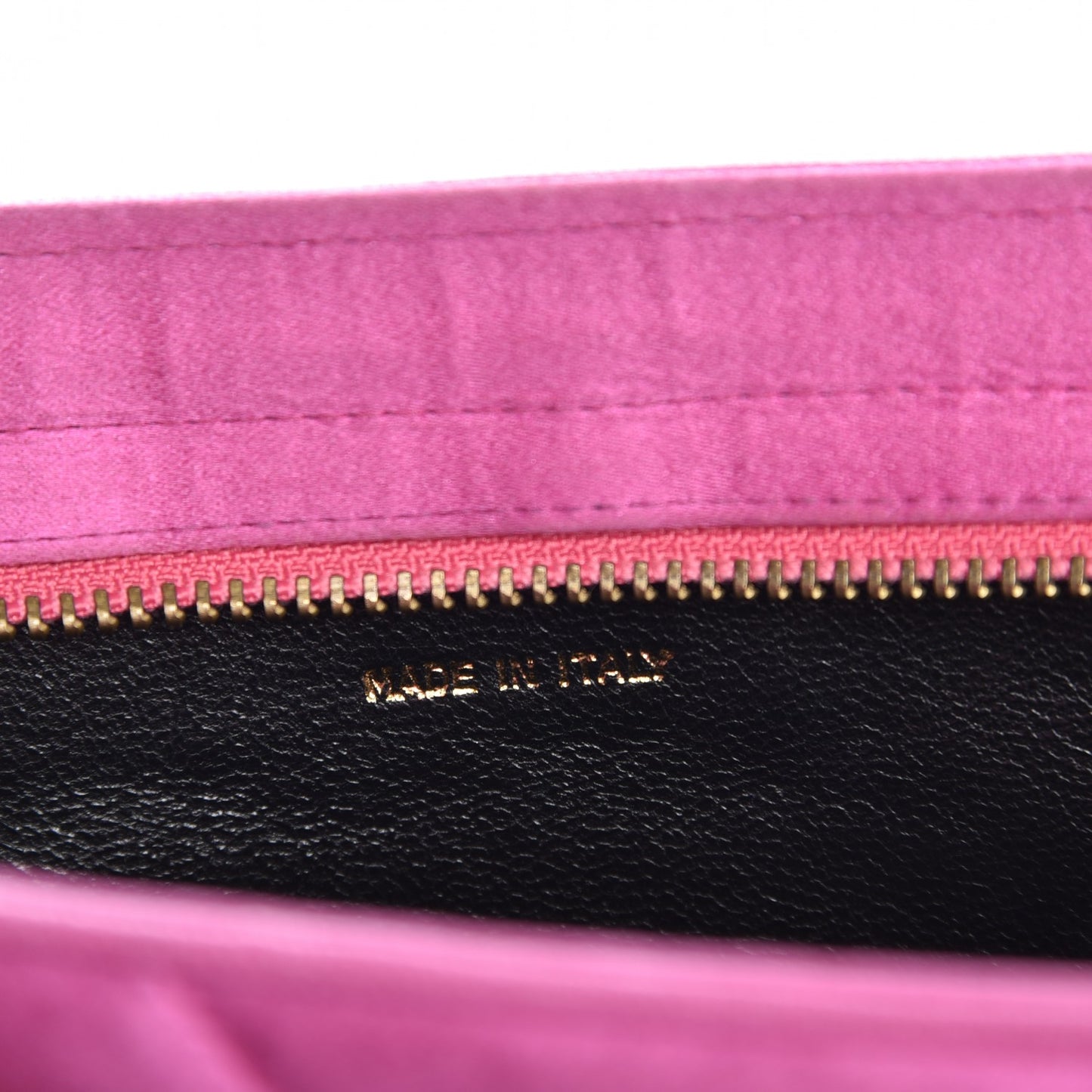 Satin Quilted CC Tassel Shoulder Bag Pink