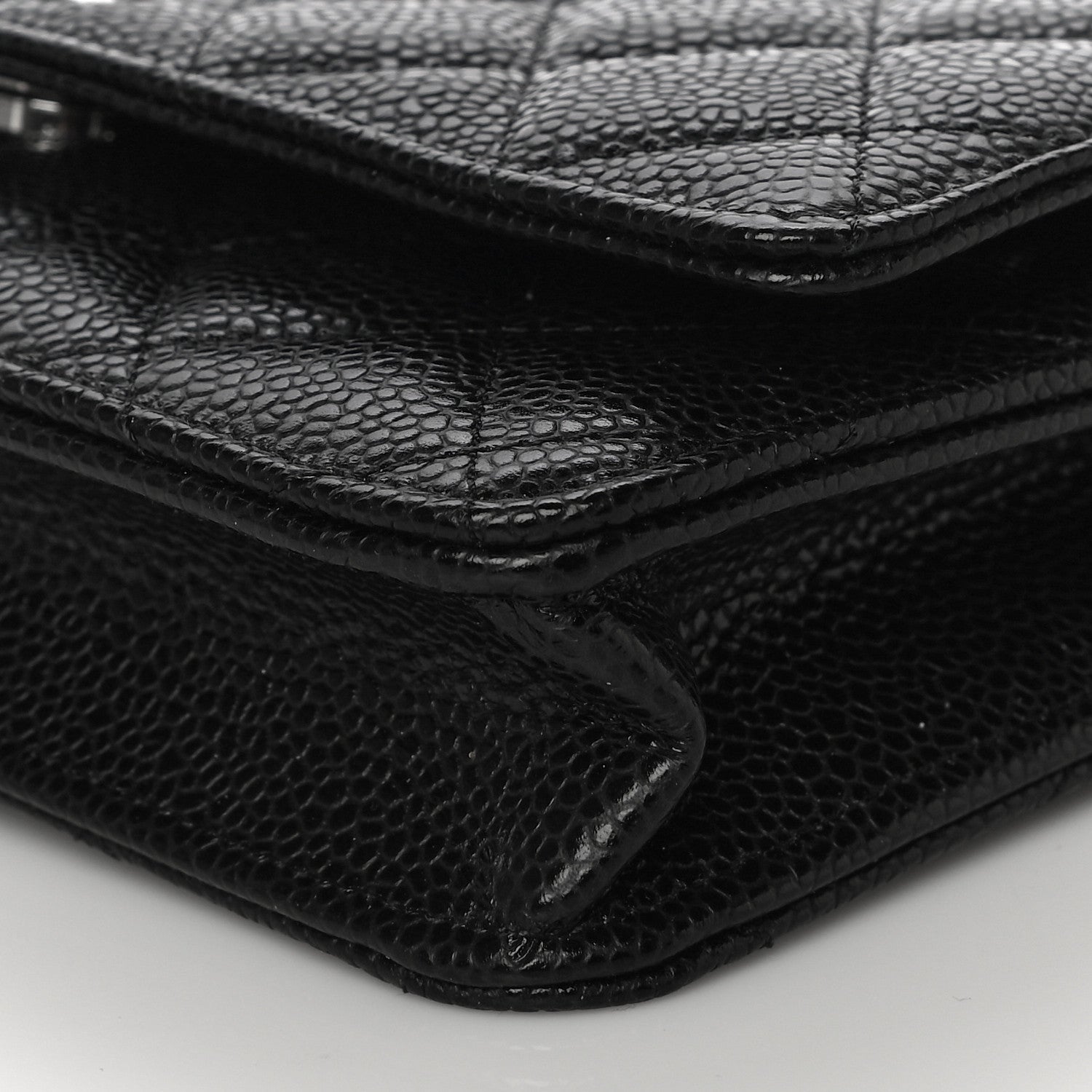 Chanel Caviar Quilted Wallet On Chain WOC Black 11 of 11
