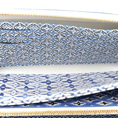 Louis Vuitton Monogram Giant By The Pool Zippy Wallet Resort Blue 5 of 12