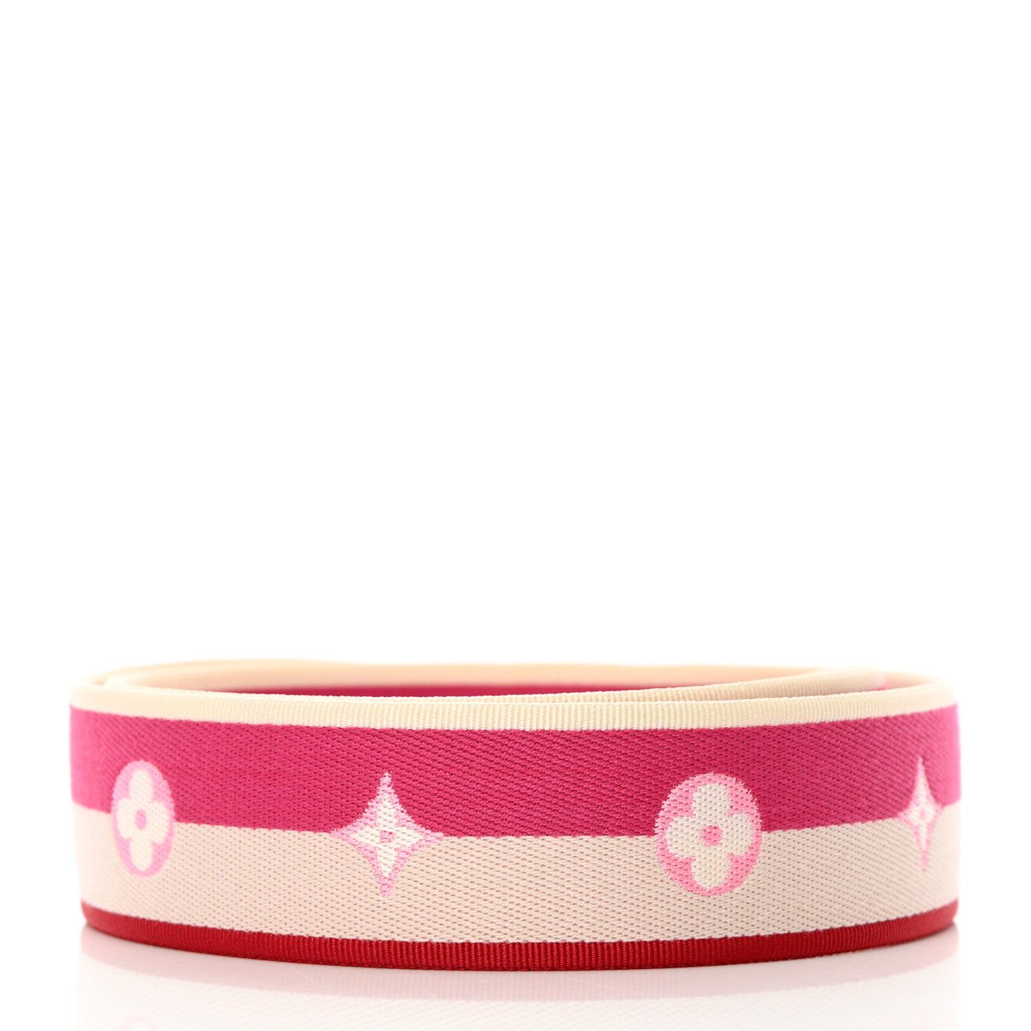 Louis Vuitton Jacquard Speedy Bandouliere 20 Shoulder Strap Fuchsia 2 of 4