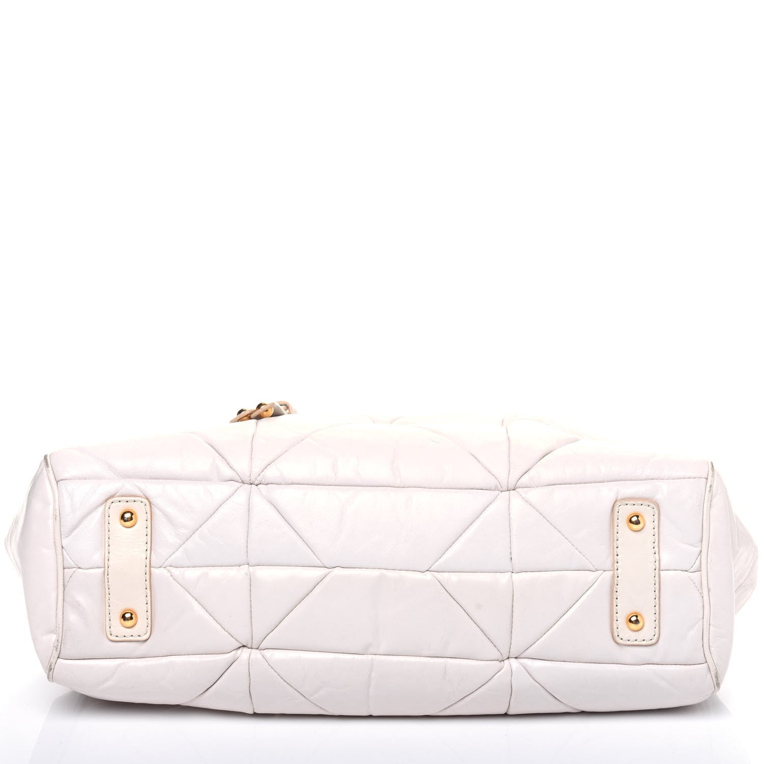 Marc Jacobs Calfskin Quilted Stam White 20 of 37
