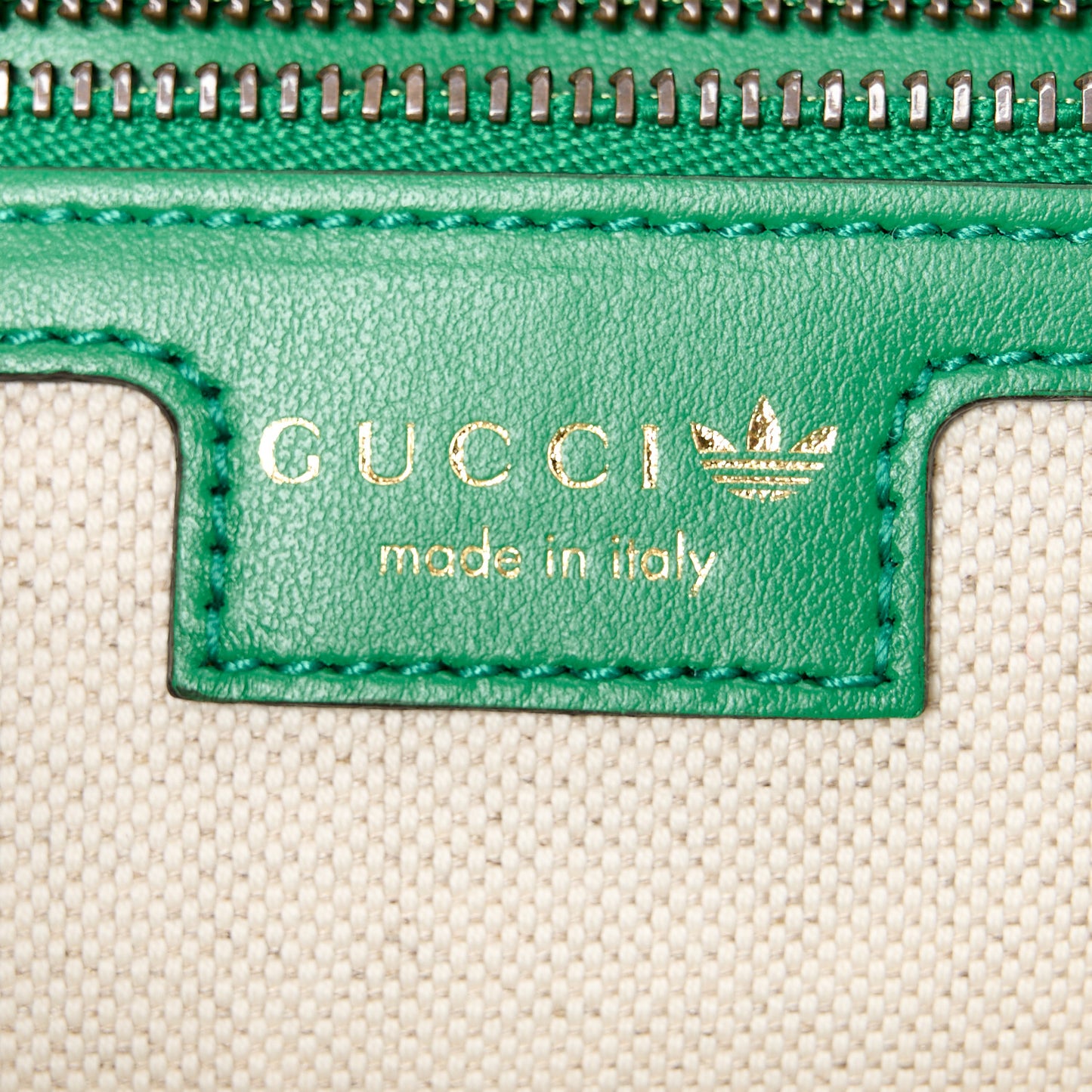 X Adidas Calfskin Matelasse Small GG Marmont Shoulder Bag Green