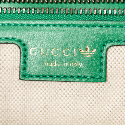Gucci X Adidas Calfskin Matelasse Small GG Marmont Shoulder Bag Green 6 of 11