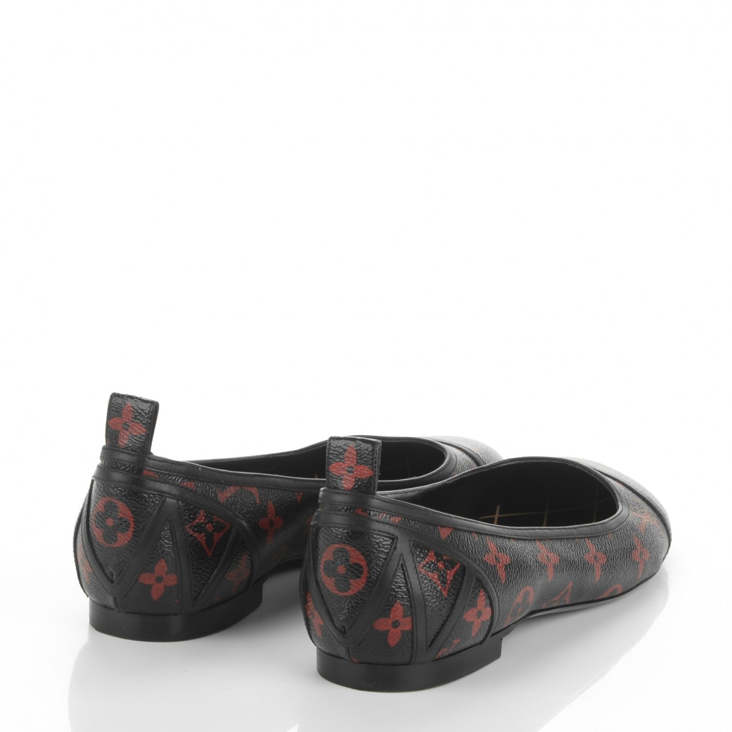 Louis Vuitton Monogram Infrarouge New Revival Ballerina Flats 41 4 of 8
