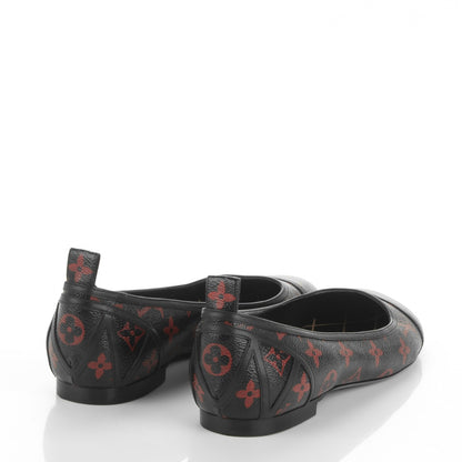 Louis Vuitton Monogram Infrarouge New Revival Ballerina Flats 41 4 of 8
