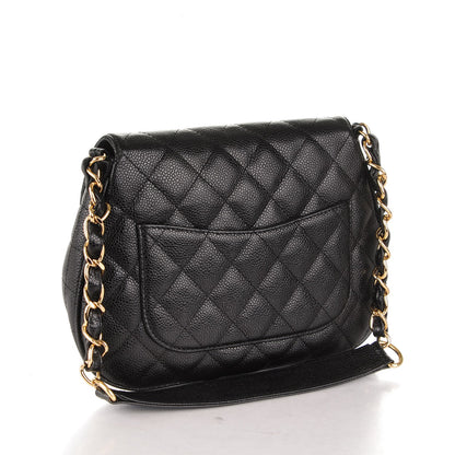 Chanel Caviar Quilted Flap Shoulder Bag Black 3 of 7
