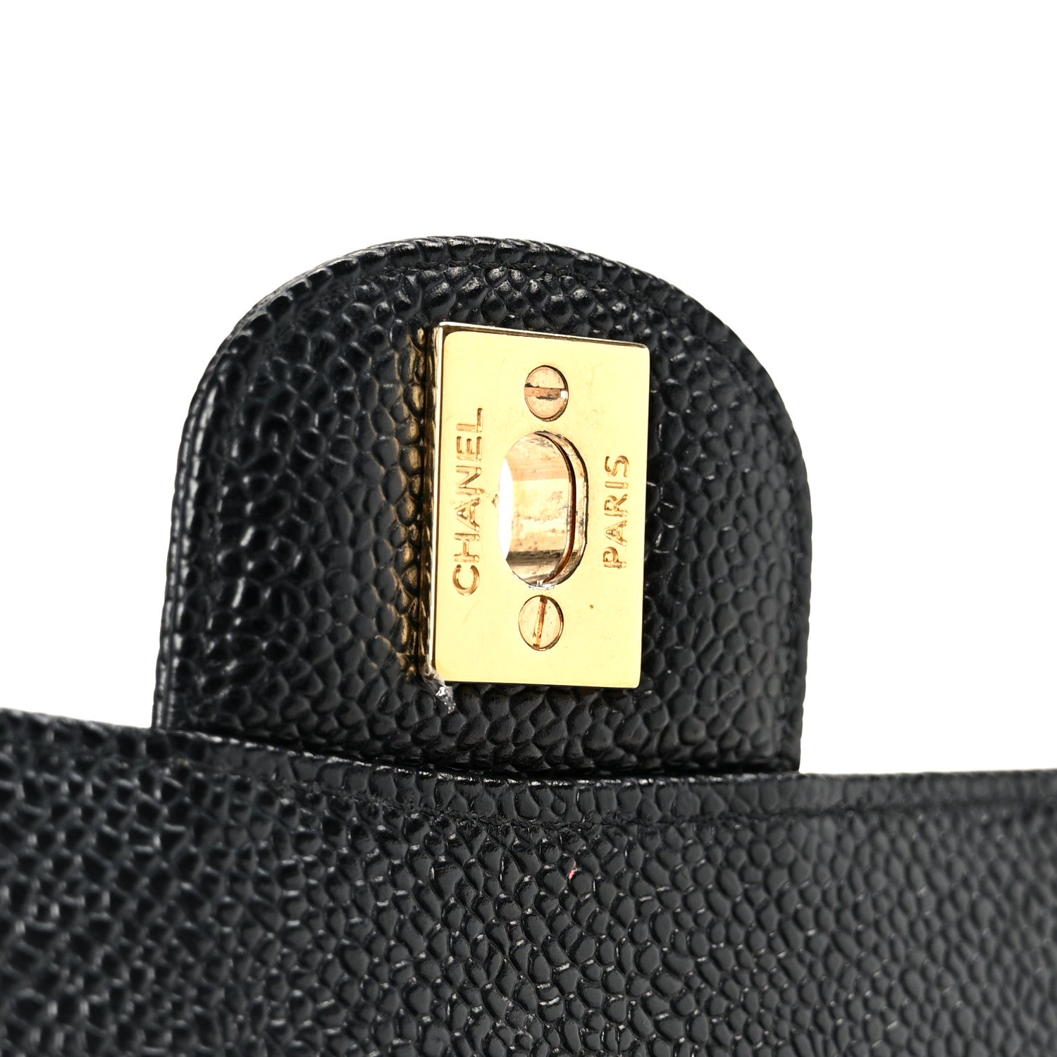 Chanel Caviar Quilted Medium Double Flap Black 7 of 11