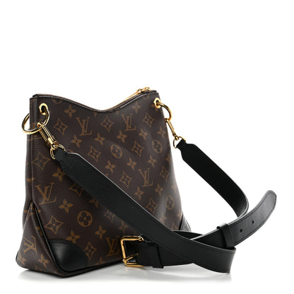 Louis Vuitton Monogram Odeon PM Black 3 of 11