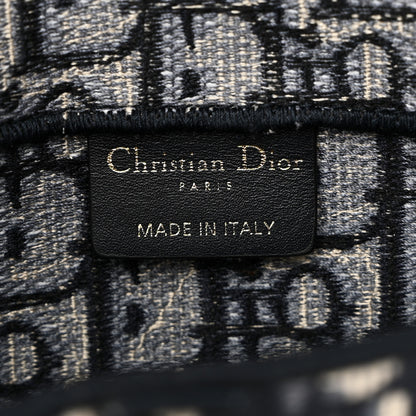 Christian Dior Oblique Slim Saddle Pouch Blue 6 of 10