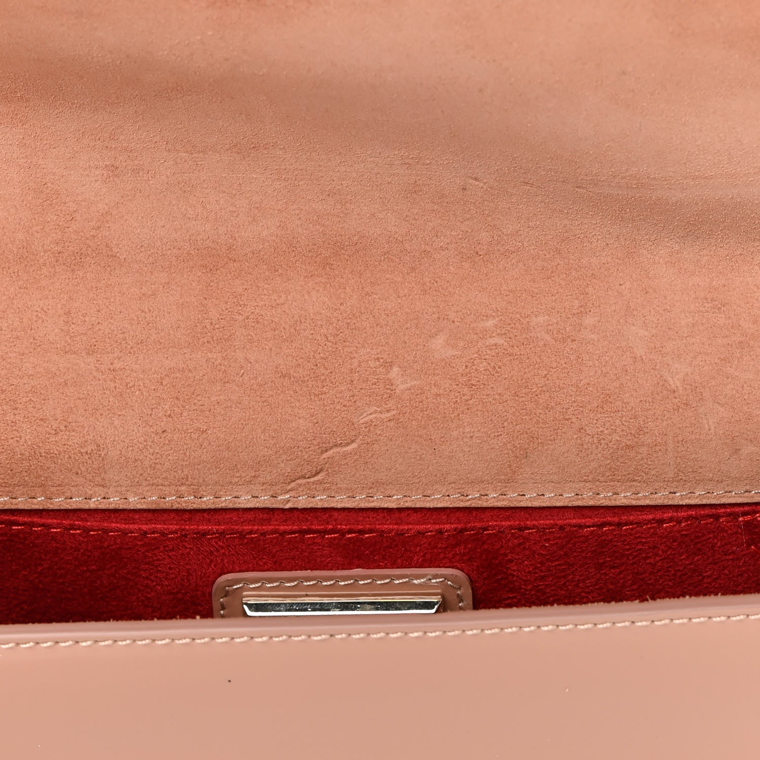 Christian Louboutin Patent Vero Dodat Clutch Nude 10 of 16