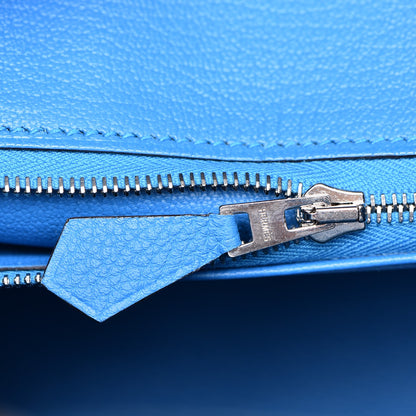 Hermes Togo Birkin 25 Bleu Zanzibar 13 of 26