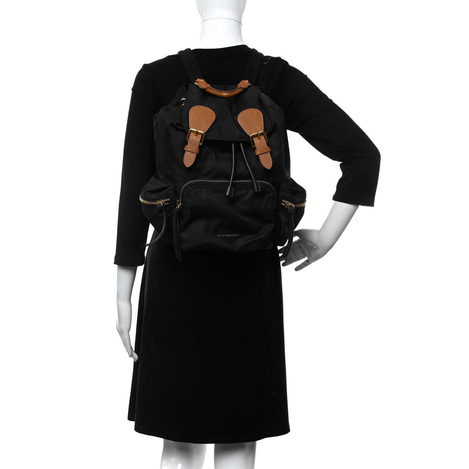 Burberry Nylon Medium Rucksack Backpack Black 2 of 13