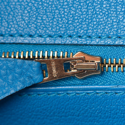 Hermes Togo Birkin 30 Bleu Zanzibar 19 of 37