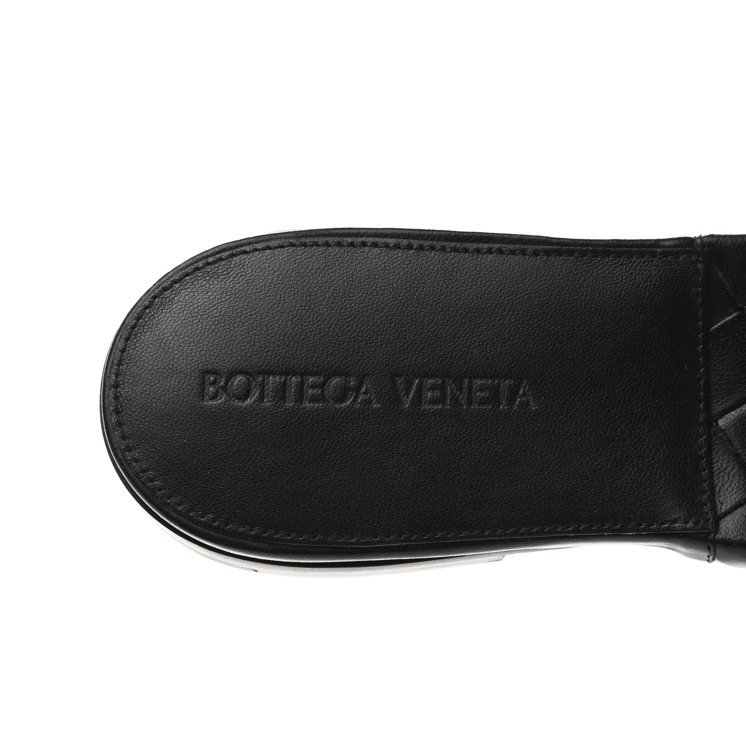 Bottega Veneta Nappa Maxi Intrecciato Lido Flat Sandals 39 Black 7 of 7