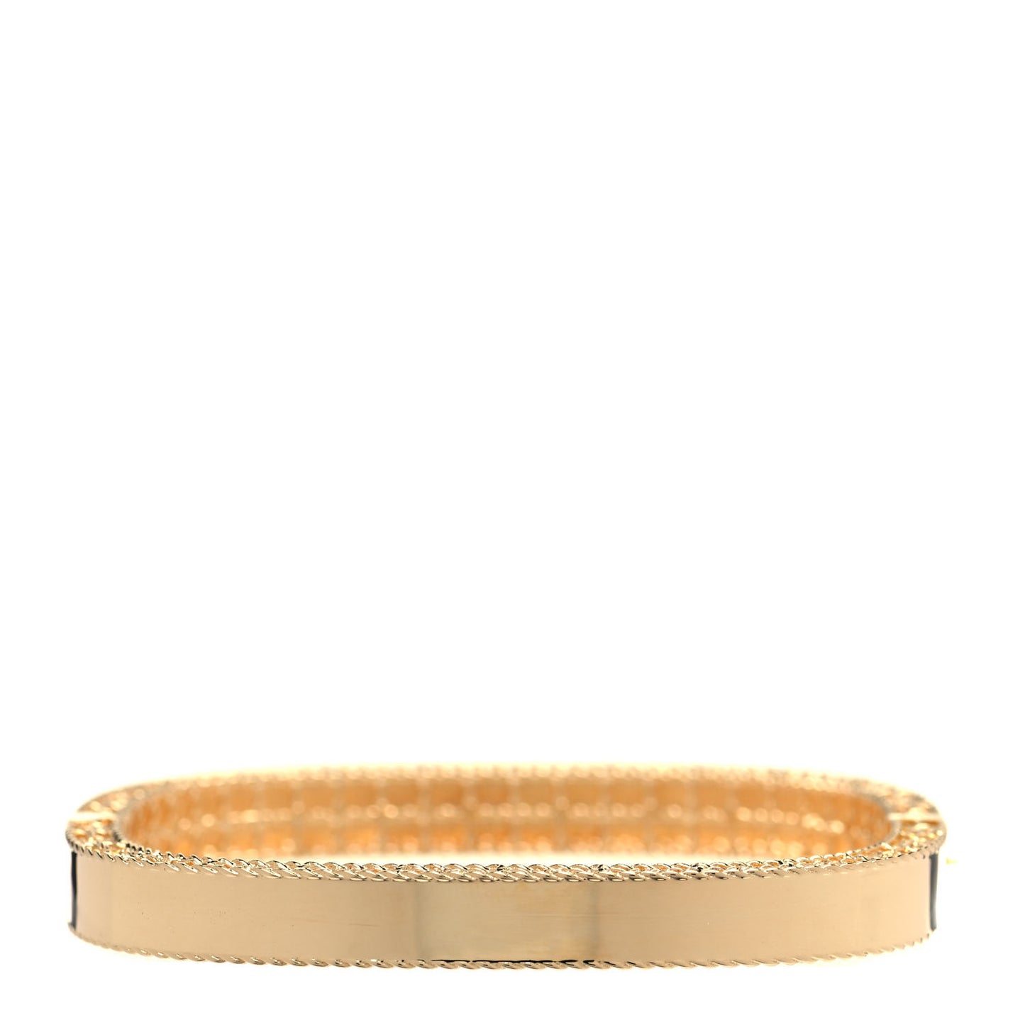 18K Yellow Gold Princess Slim Bangle Bracelet
