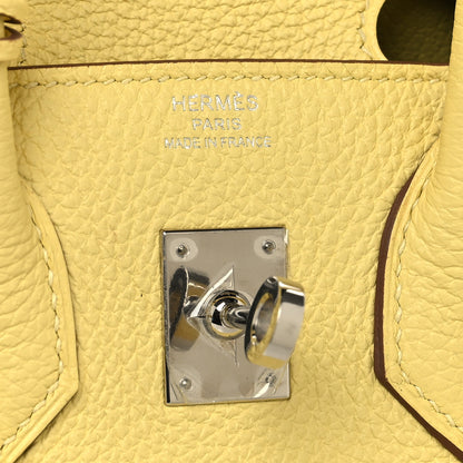 Hermes Togo Birkin 25 Jaune Poussin 6 of 13