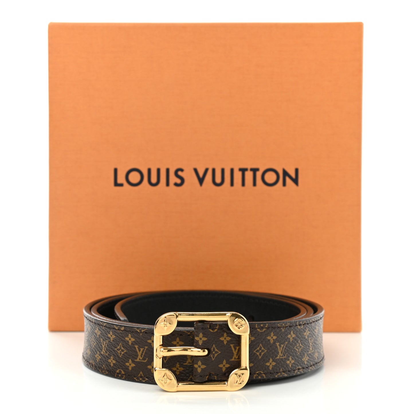 Monogram 25mm LV Malletier Belt 85 34