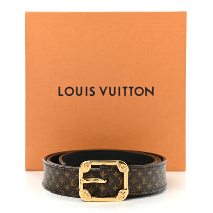 Louis Vuitton Monogram 25mm LV Malletier Belt 85 34 5 of 5