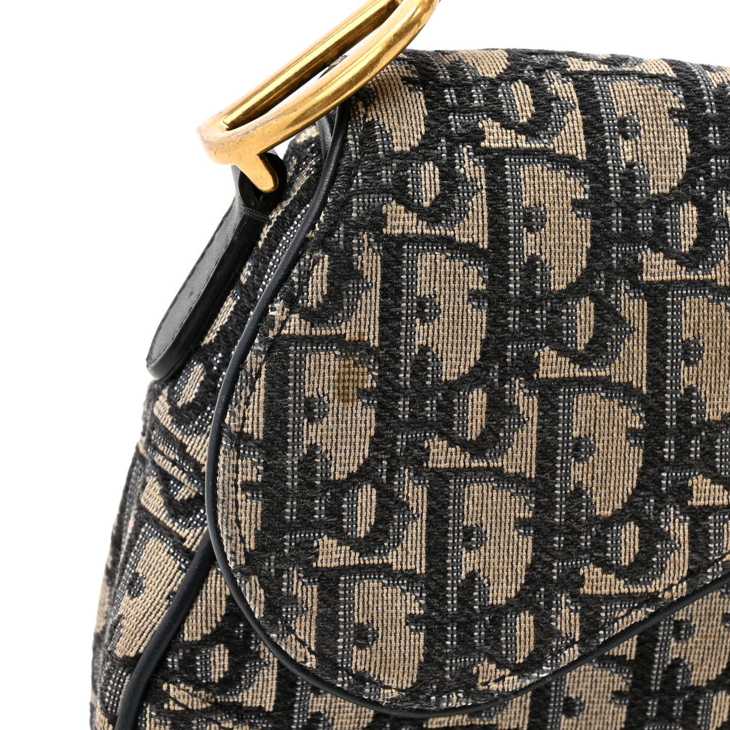 Oblique Saddle Bag Blue