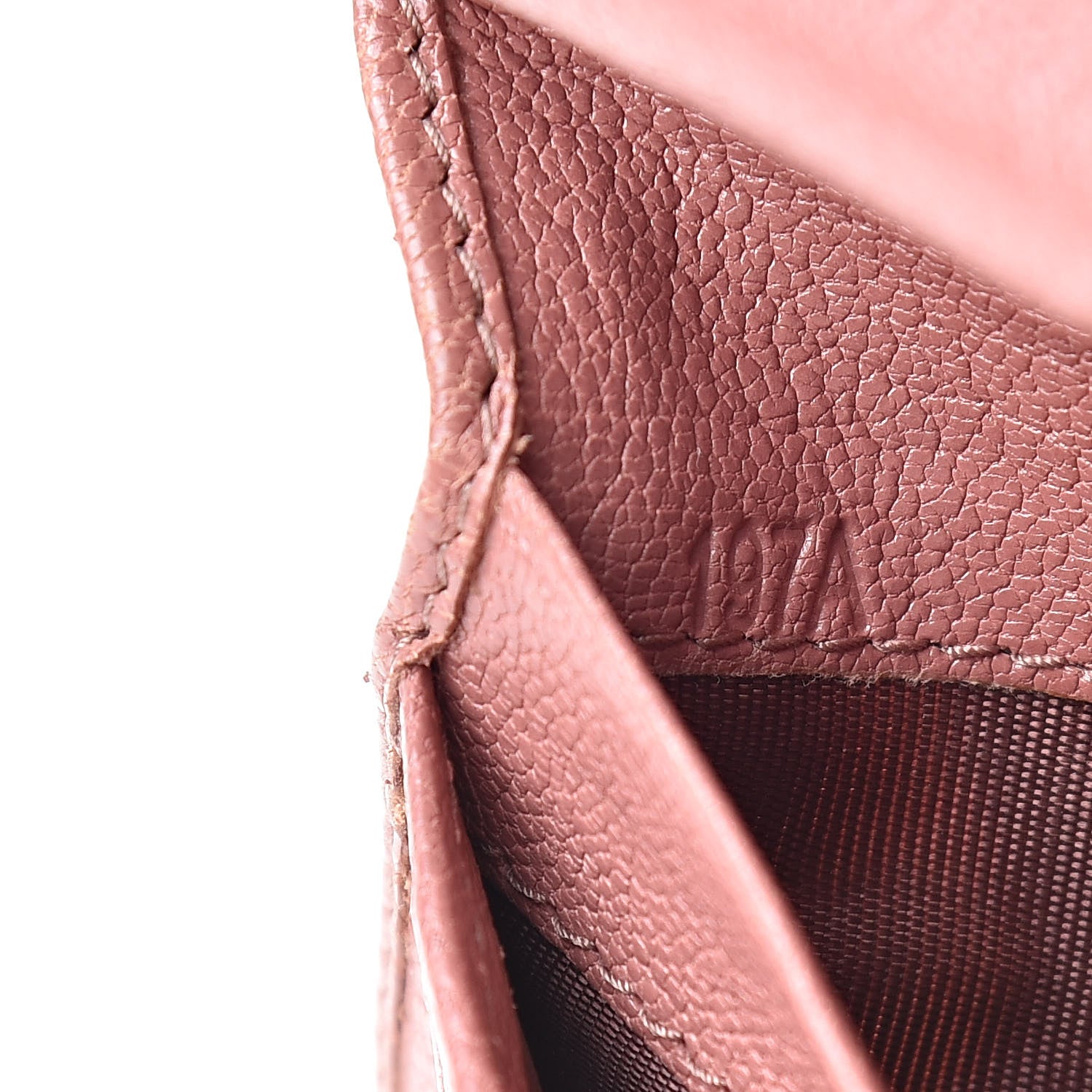 Miu Miu Goatskin Madras Flap Wallet Antico 8 of 16