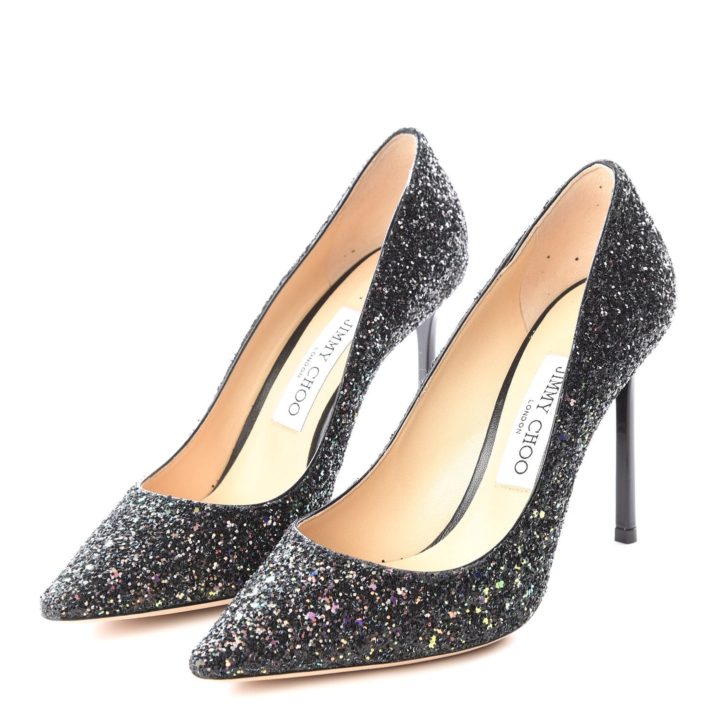 Glitter Romy 100 Pumps 37.5 Black