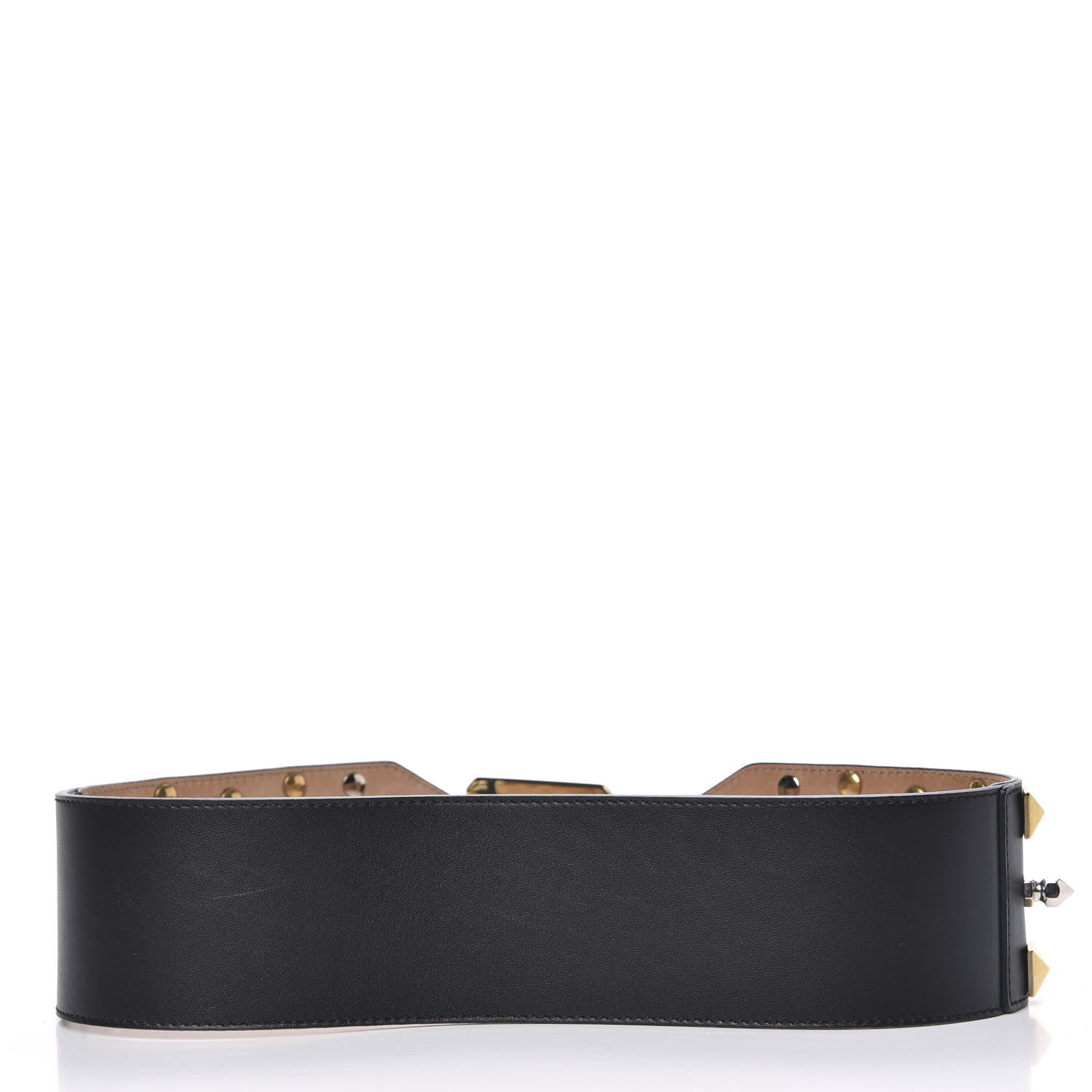 Gucci Calfskin Studded Belt 70 28 Black 2 of 4