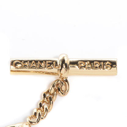 Chanel Pearl CC Charm Bracelet Gold 4 of 5
