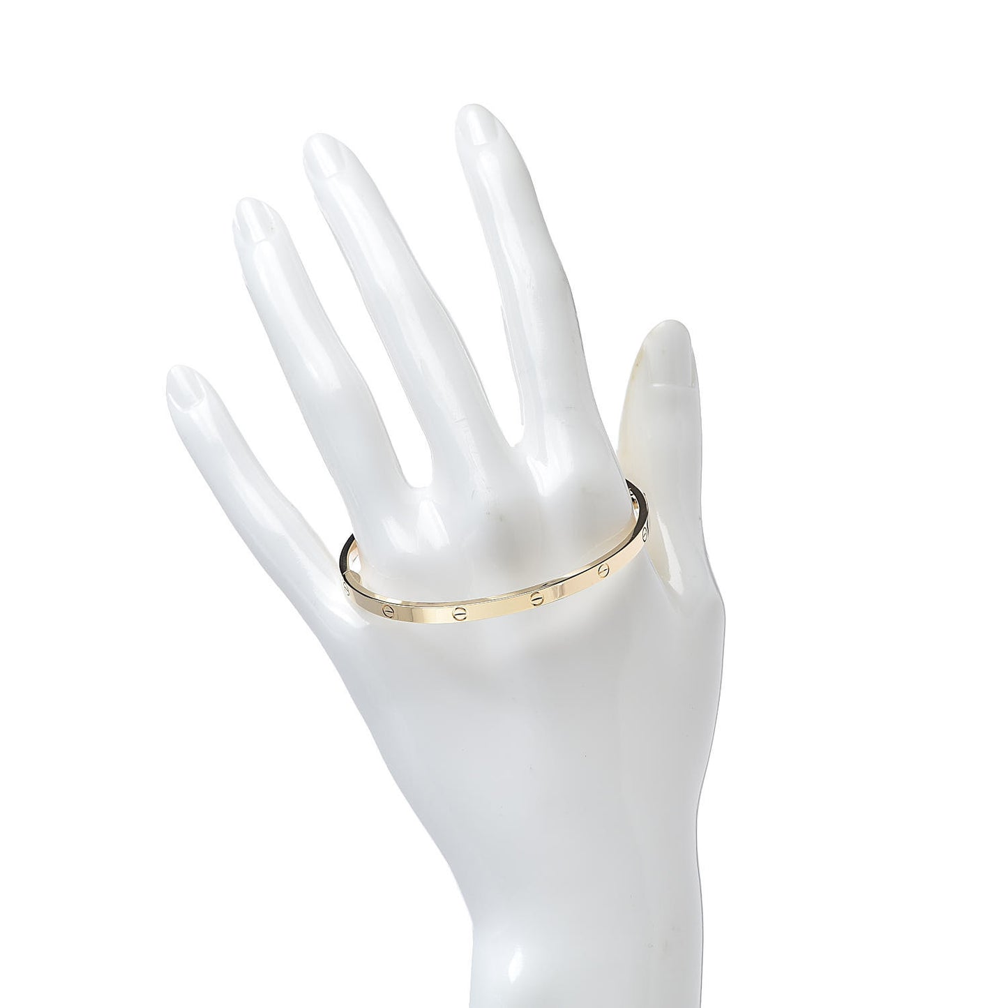 18K Yellow Gold Small LOVE Bracelet 17