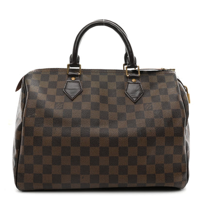 Louis Vuitton Damier Ebene Speedy 30 1 of 12