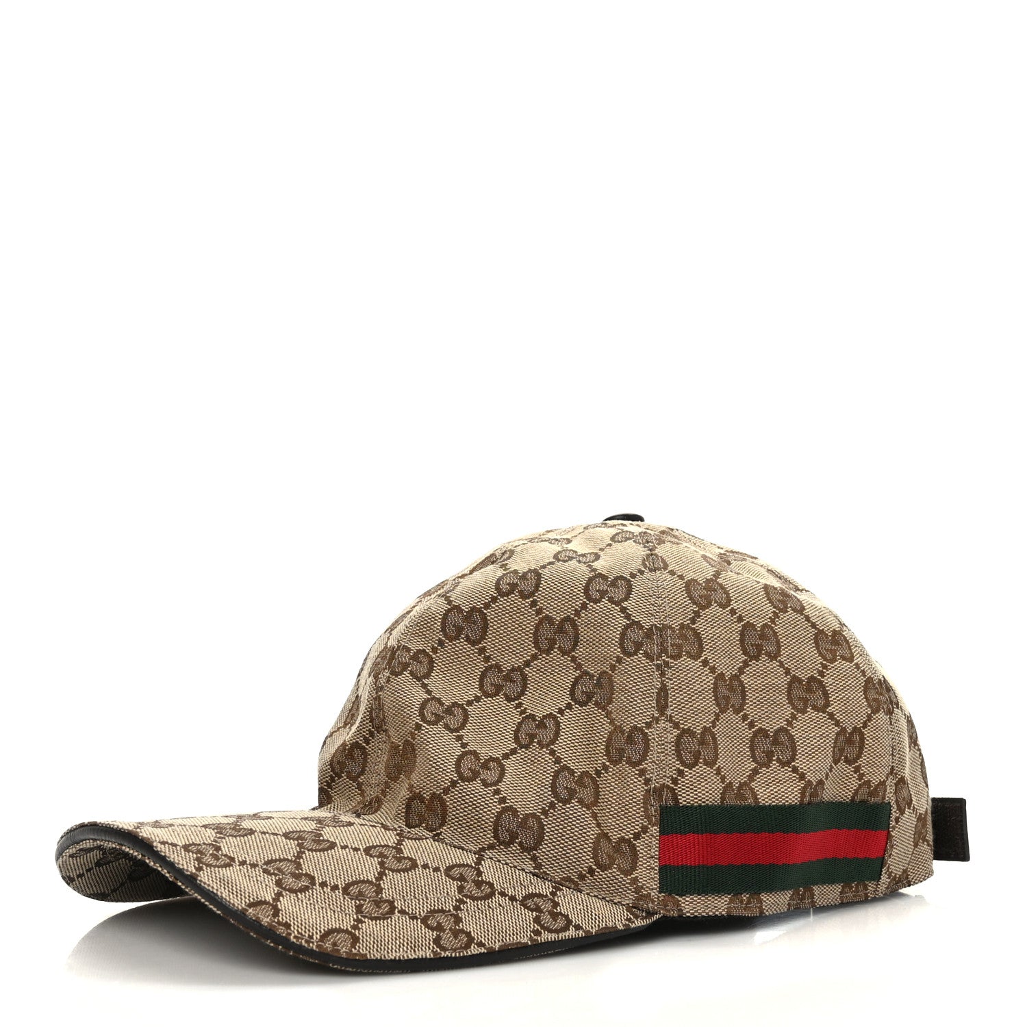 Gucci Monogram Web Baseball Hat XL Beige Cocoa 1 of 8