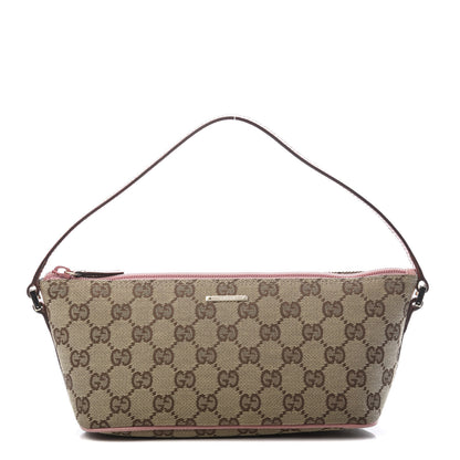 Gucci Monogram Boat Pochette Pink 1 of 12