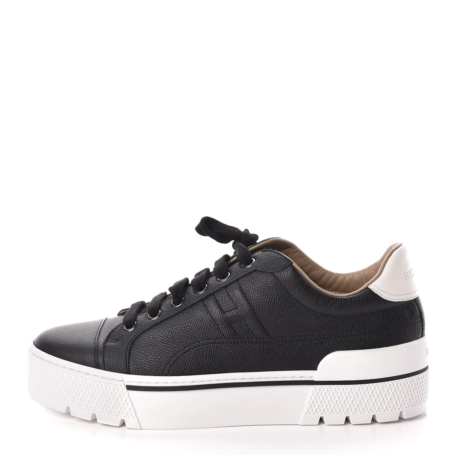 Hermes Epsom Womens Voltage Sneakers 39.5 Black 1 of 7