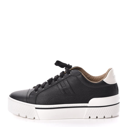 Hermes Epsom Womens Voltage Sneakers 39.5 Black 1 of 7