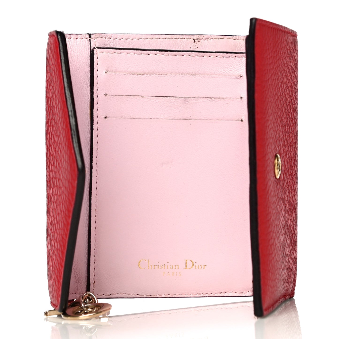 Bullcalf Diorissimo Medium Envelope Wallet True Red Pink