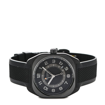 Hermes Graphene Nickel Rubber 39mm H08 Automatic Watch Noir 2 of 5