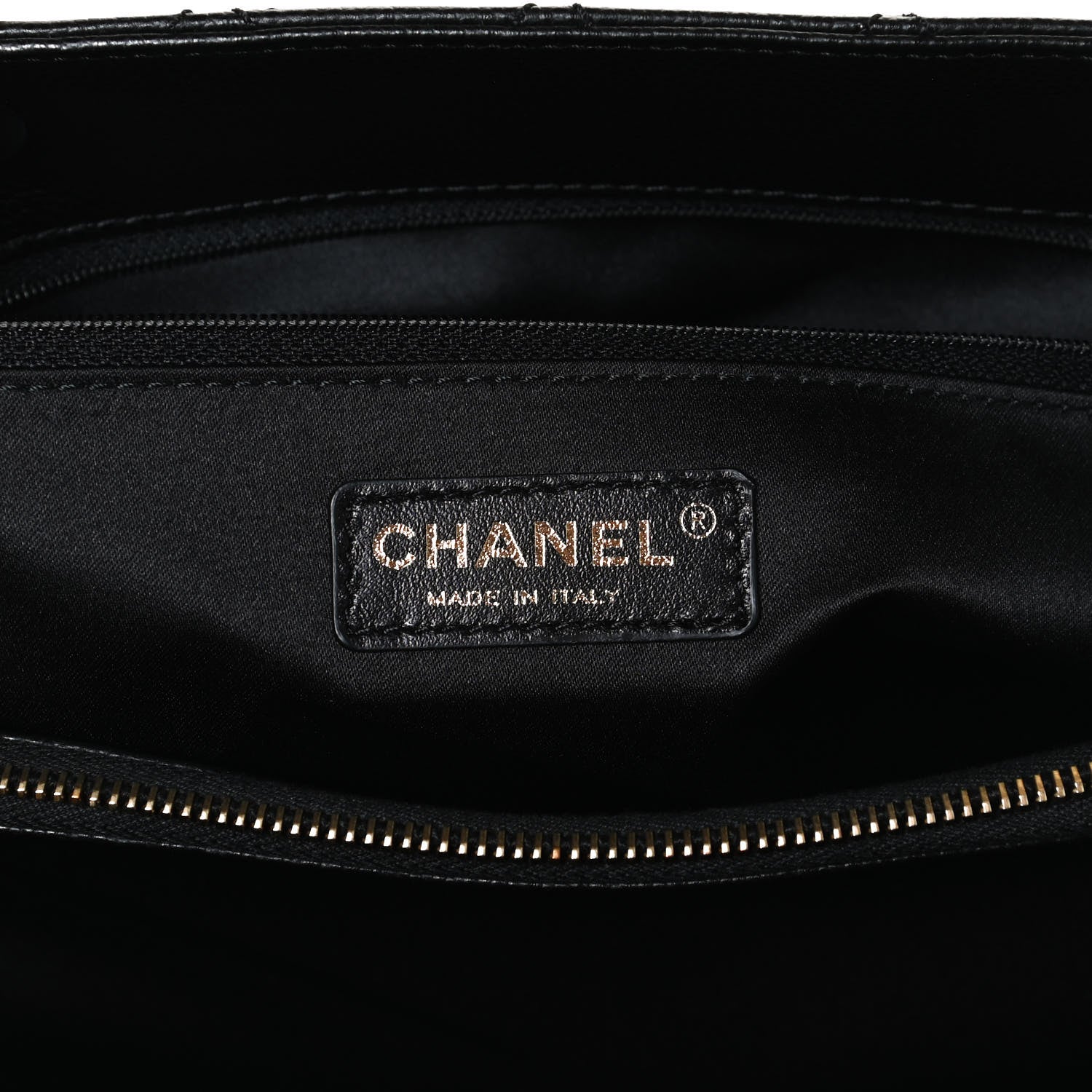 Chanel Caviar Quilted Grand Shopping Tote GST Black 6 of 10