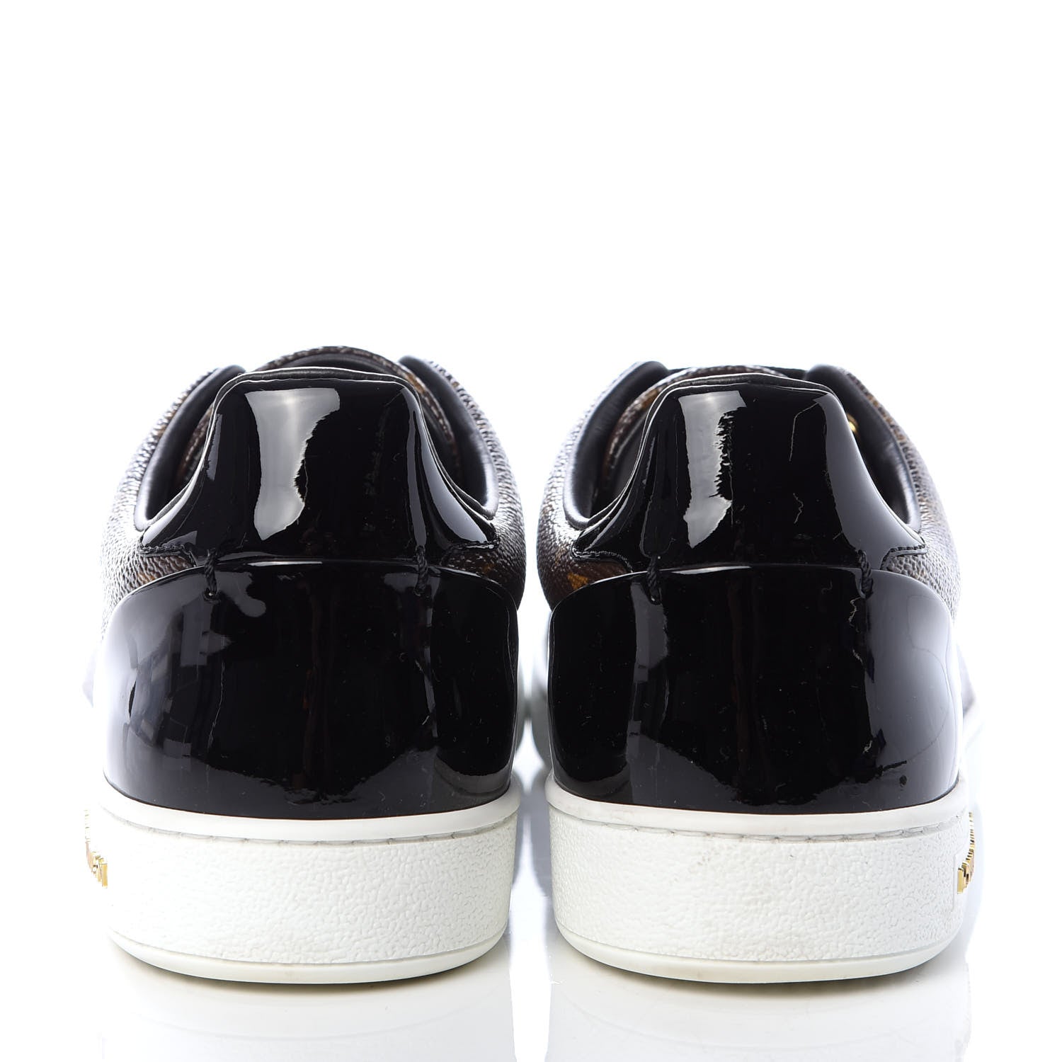 Louis Vuitton Patent Monogram Frontrow Sneakers 37.5 7 of 10